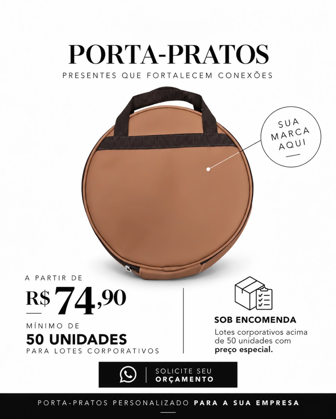 Porta-pratos personalizado